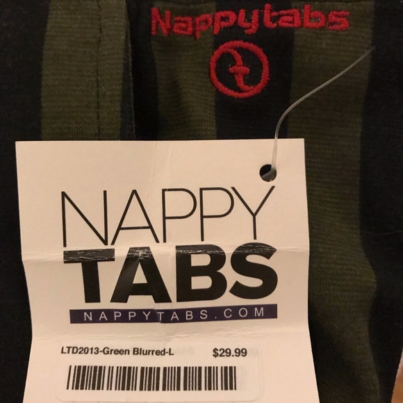 Dance Pants - Olive Green & Black Striped - Picture 3 of 4